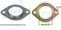 AGX-F6004 Twine Finger Shaft Bearing Flange Half